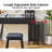 Modern Makeup Vanity Desk With LED Lights Mirror With Stool-1263273509