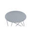 Metal Table For Any Space Requirement, With Round Tabletop And Triangle-Shaped Legs Lightweight Accent Triangle Requirement-225399626-225399628