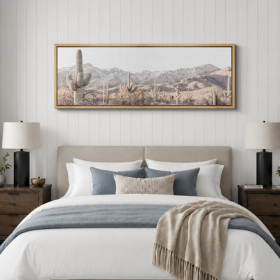 Cactus Desert Southwest Desert Cactus Joshua Tree Nature Landscape Illustrations Modern Pictures Art Decor On Canvas Print