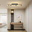 Black/Gold LED Adjustable Fixed Track Lighting Head