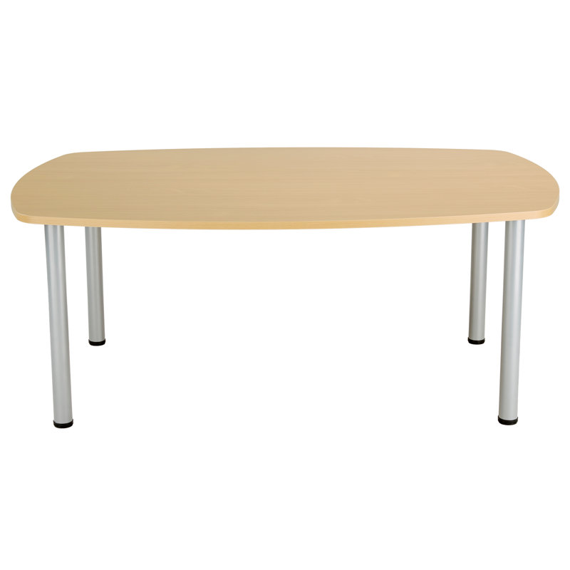 Bouton 180cm Boat Shaped Conference Table, Oak