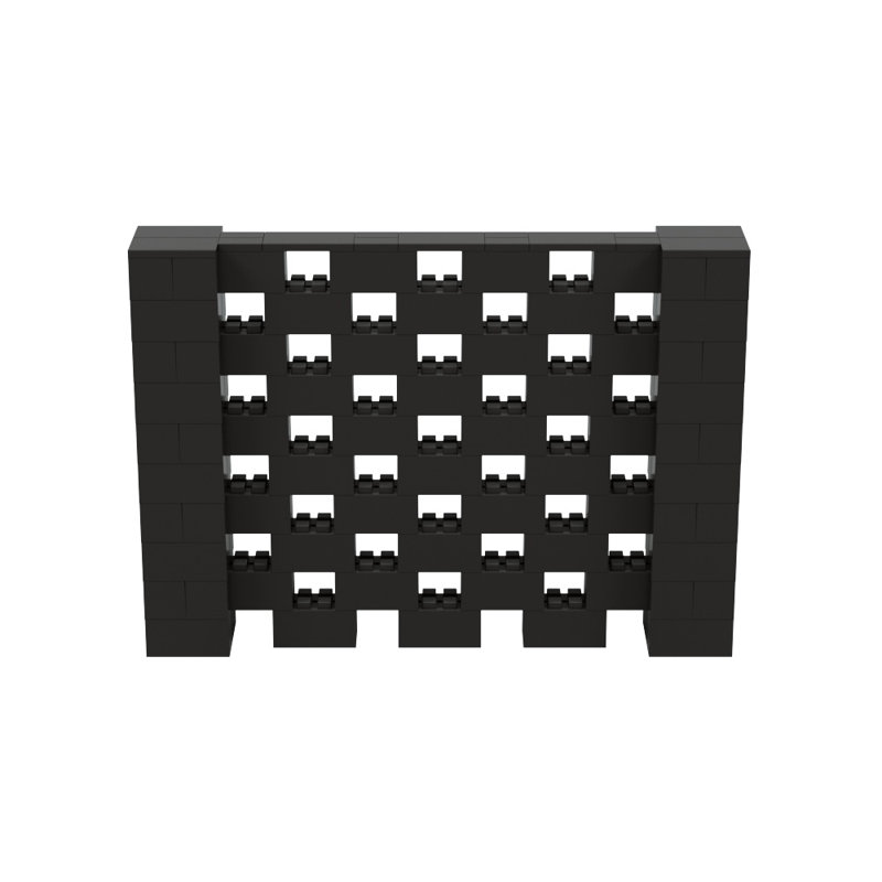 Ensemble mural Everblock, Noir, H 60 po x l 84 po x P 12 po