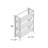 3-Shelf Folding Bookcase-2005448886