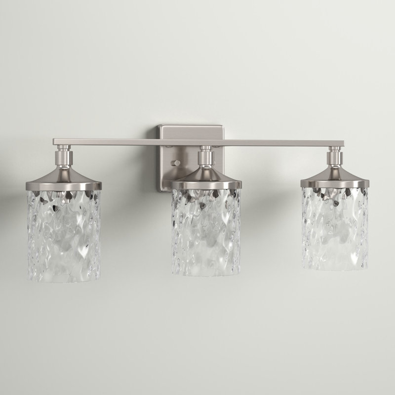 Baldwin 3 - Light Dimmable Vanity Light, Brushed Nickel