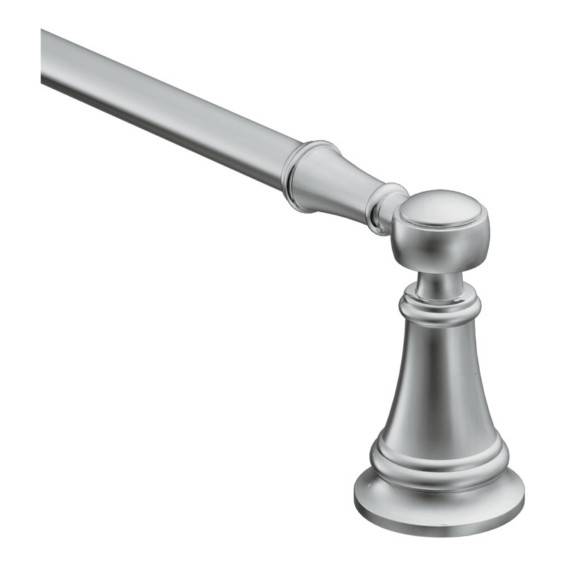 Moen Weymouth 24" Wall Mounted Towel Bar, Chrome
