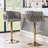 Swivel Adjustable Height Bar Stool Modern Velvet Barstool with Barrel Back Kitchen Island Counter Bar Chair with Golden Base-174205732-174205728