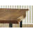 Sandsmere Acacia Solid Wood Top Metal Base Dining Table