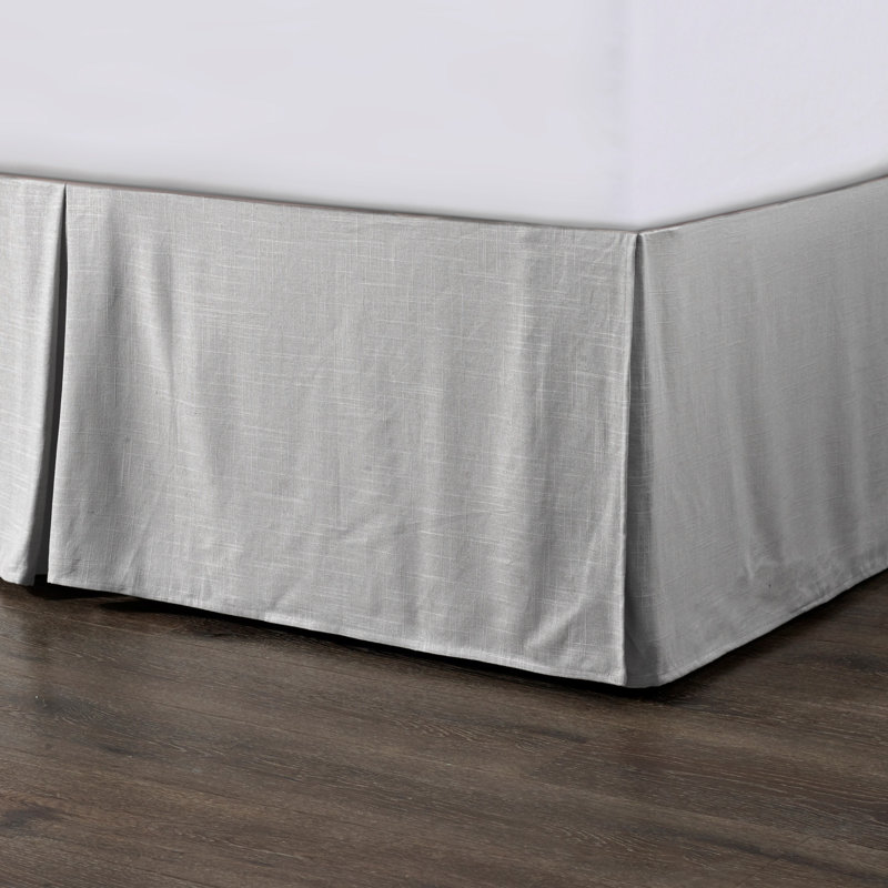 Jupe de lit Hera, Grand, Gris clair