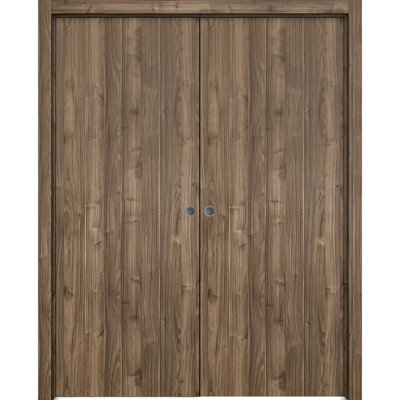 Portes à panneaux coulissantes en bois lambrissé Planum