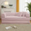 Canapé-lit en velours côtelé de 78 po, canapé futon modulaire, canapé en mousse à compression avec 2 coussins, aucun assemblage requis-1362705845-1369500010