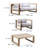 Ascend Eucalyptus 5 - Person Patio Conversation Set with Cushions-1910073321