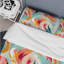 Ensemble de housse de couette Colorful Ikat Artistry Swirl Mirage - Ikat-1349890225