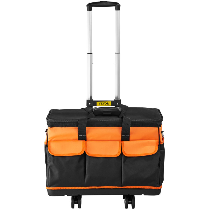 WFX Utility™ Tool Bag with Wheels Rolling Tote 20in Wheeled Storage Case & 2 Wheels