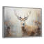 Minimalisme beige, portrait de cerf IV - impression sur toile encadrée de cerf-1656709650-1636157392