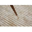 Houkime Tencel Striped Area Rug in Beige