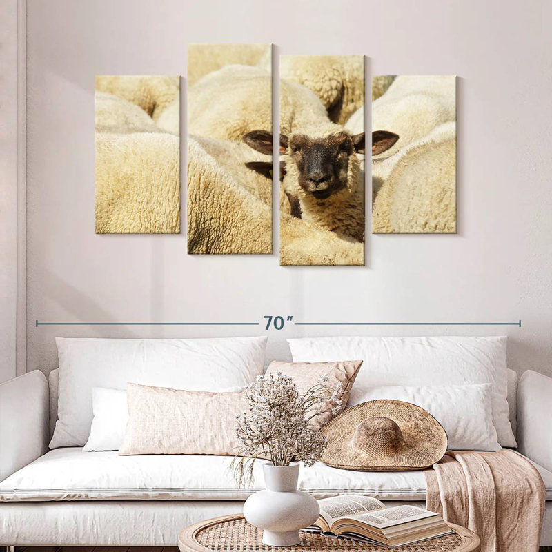 Mouton Brampt, H 32 po x l 52 po