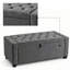 Banc de rangement avec repose-pieds 43,33 po Chenille-1158894867