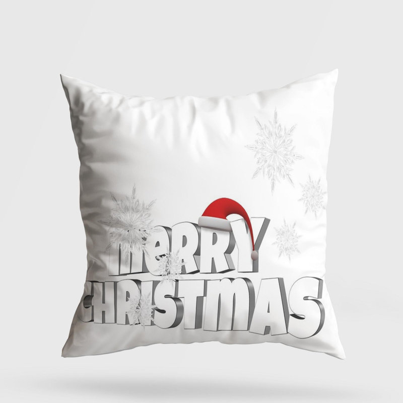 Coussin lavable de qualité supérieure, 17,0 x 17,0 pouces, 50% coton / 50% polyester, rembourrage en silicone, fermeture à glissière dissimulée | Doux, confortable et repassable | Parfait pour la décoration intérieure, le salon et la chambre à cou