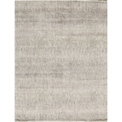Hand-Knotted High-Quality Beige and Gray Area Rug
