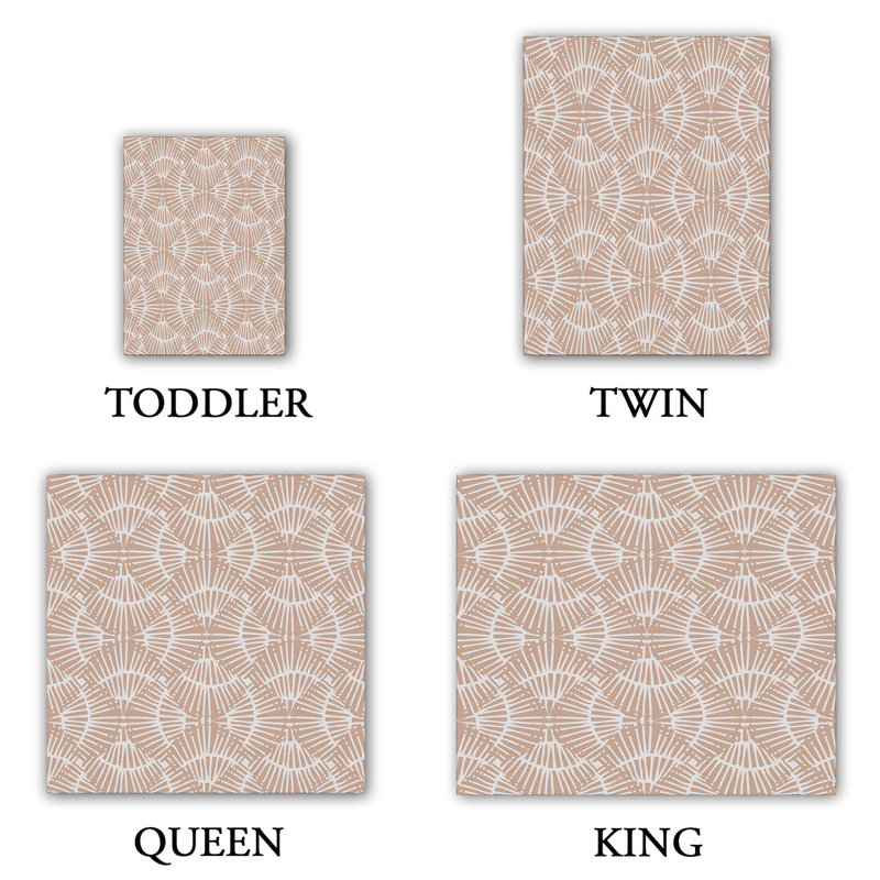 Ensemble de housse de couette basket tissage, 1 housse simple + 1 taie standard, Taupe / Gris