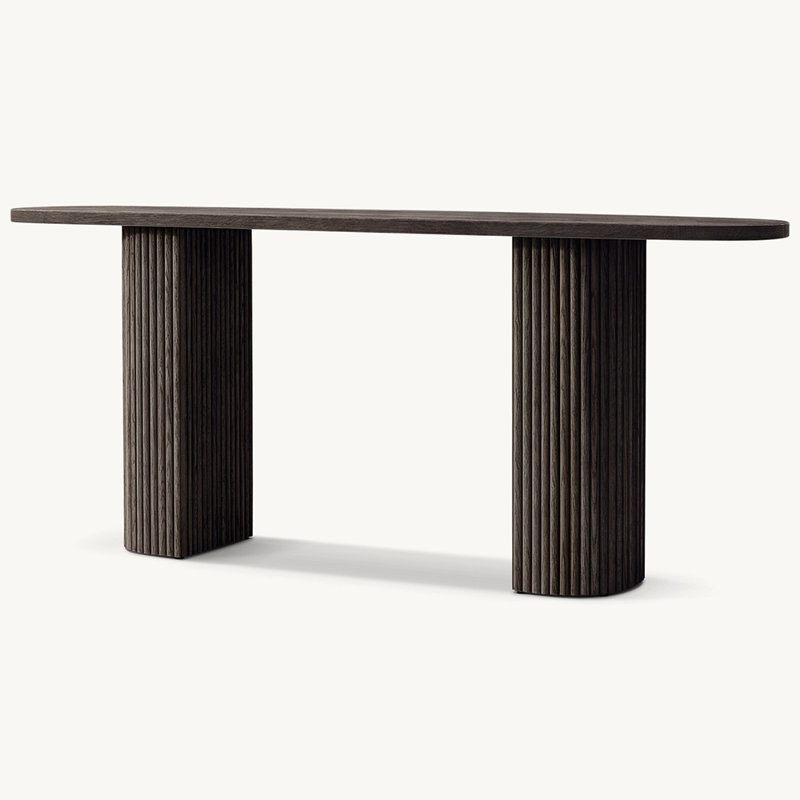 Dibenedetto 59.8'' Console Table, 29.9" H x 59.8" W x 16.1" D, Black