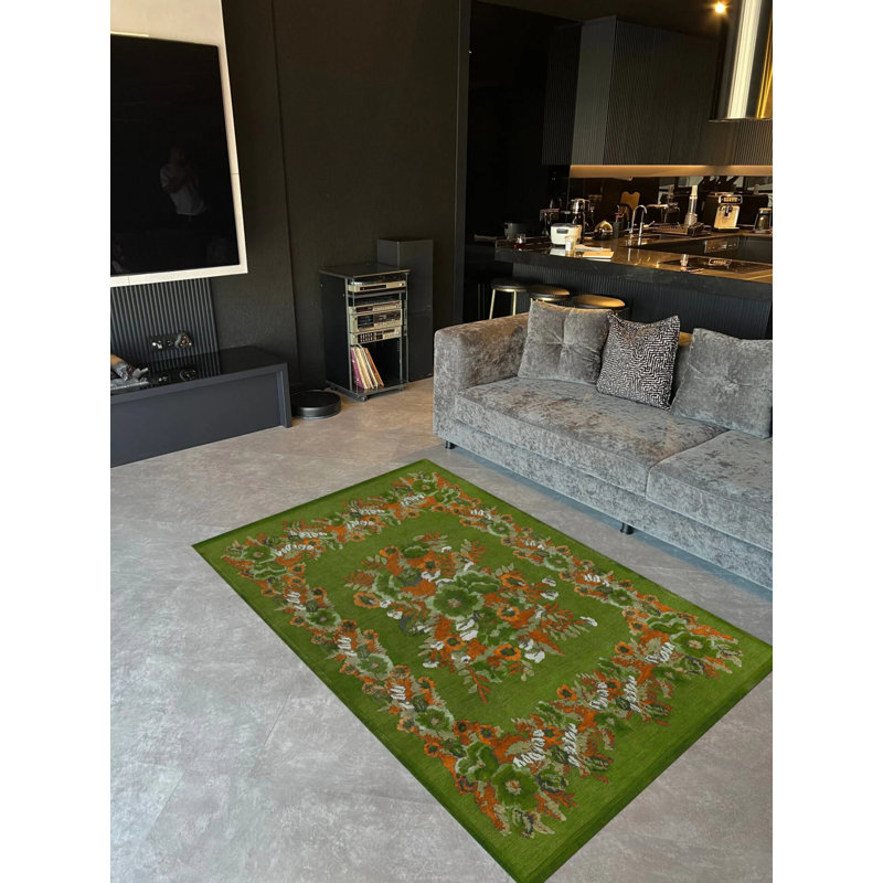 Tapis intérieur / extérieur en polypropylène tissé à la machine Sirio, Rectangle 3 pi 11 po x 6 pi 7 po