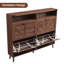 Armoire de rangement à chaussures avec portes réglables-715108203-715108205