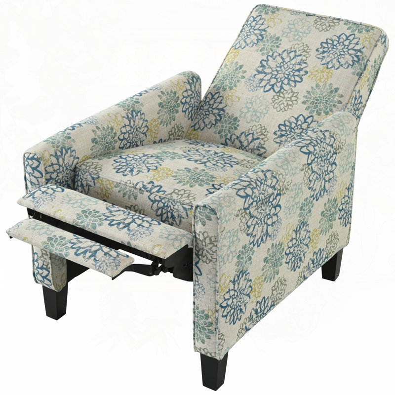 Fauteuil inclinable rembourré 27,5 po, Bleu