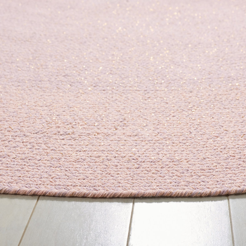 Rihanne Hand Woven Cotton Rug, Round 6'