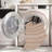 Kivett Striped Tan and Cream Indoor Outdoor Machine Washable Area Rug-677900334