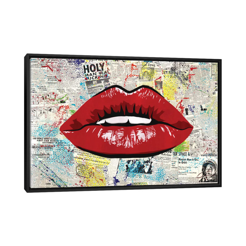« first baiser », reproduction d’impression sur toile tendue, H 18 po x l 26 po x P 1,5 po, Toile tendue, Pas de tapis