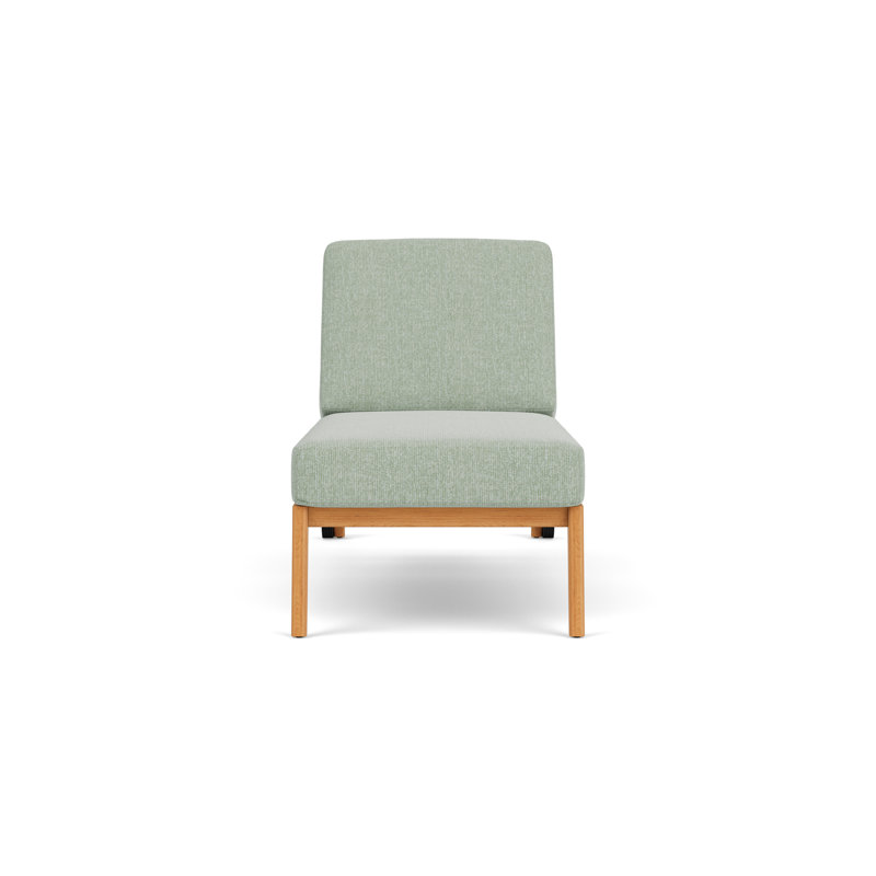 Alpine Outdoor Teak Chaise Lounge, Serene Spa