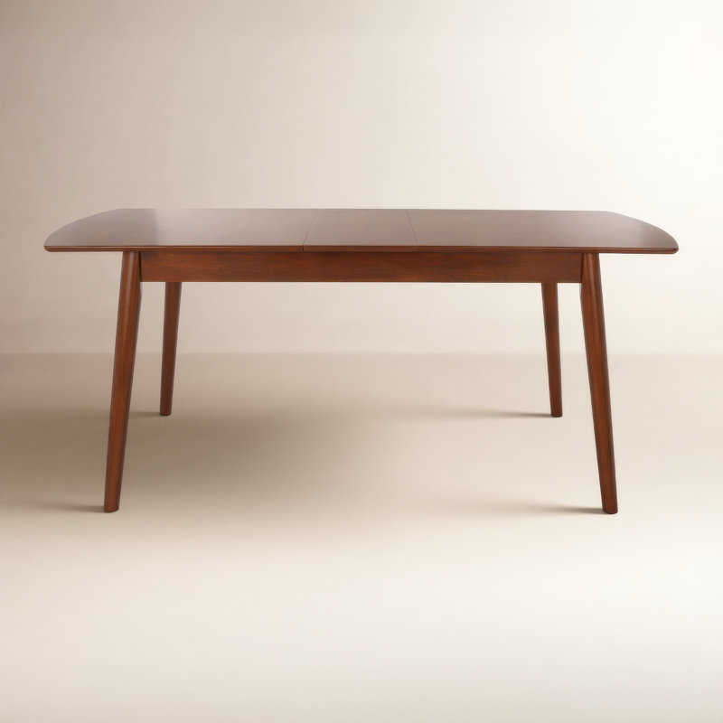 Fairfield Extendable Solid Wood Base Dining Table, Walnut