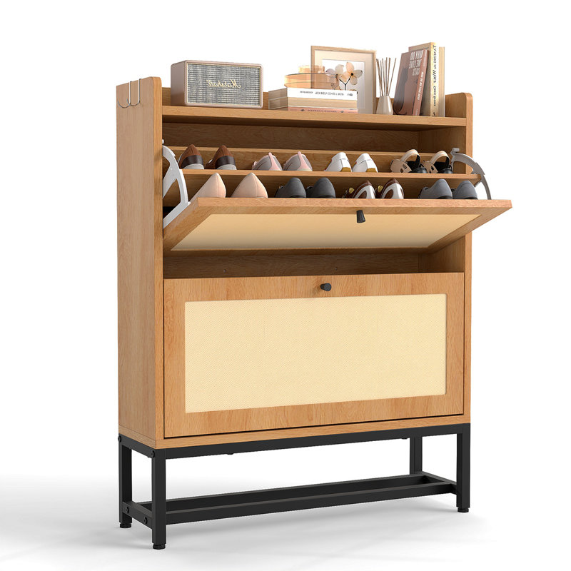 Meuble de rangement pour chaussures Slim, Kaki
