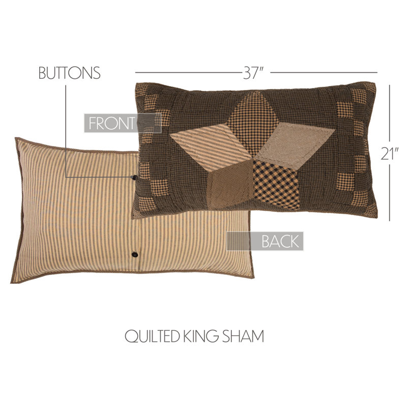 Farmhouse Star King Sham, King