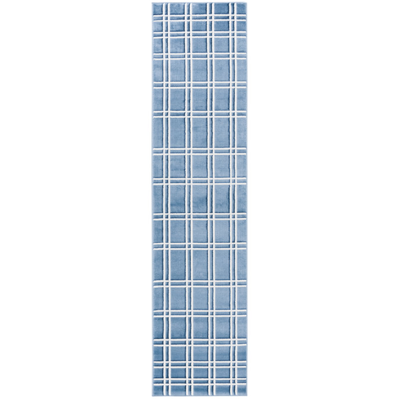 Tapis à carreaux Dili Performance, Tapis de couloir 2 pi 3 po x 8 pi