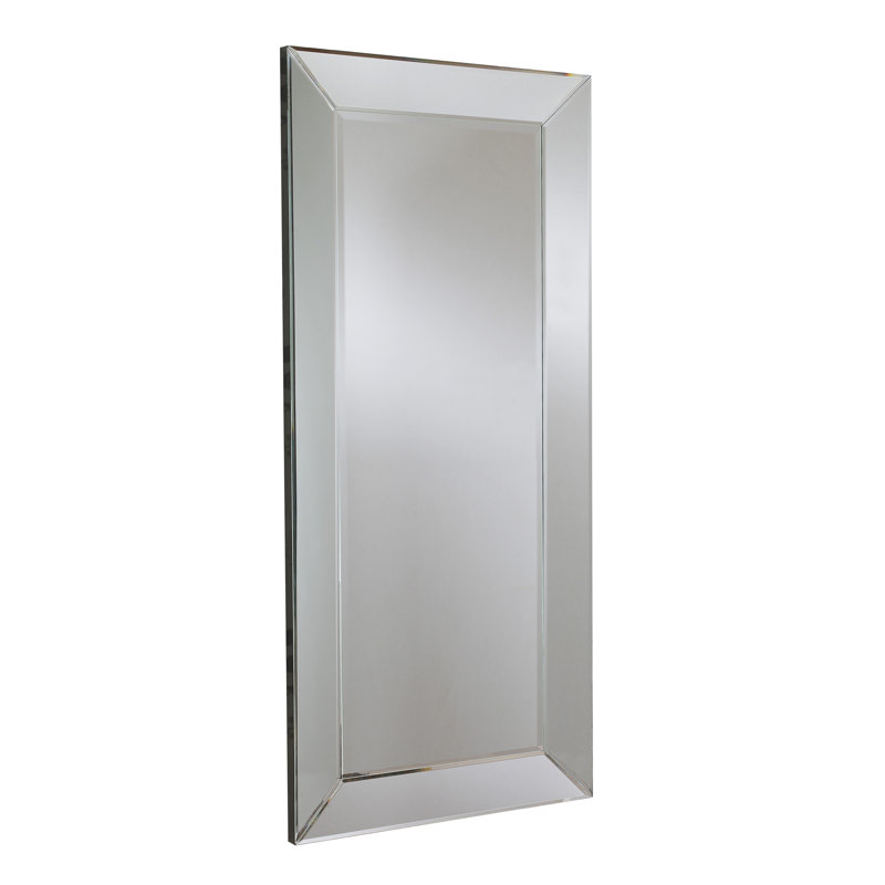 Balceta Glass Flat Wall Mirror, 178cm H x 80cm W
