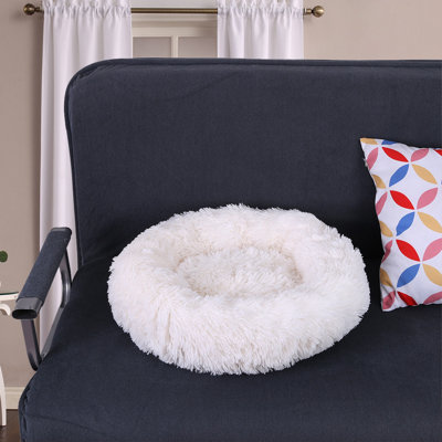 Dog Bed For Small Medium Large Dogs, Calming Dogs Bed, Washable-Round Cozy Soft Pet Bed For Puppy And Kitten With Slip-Resistant Bottom