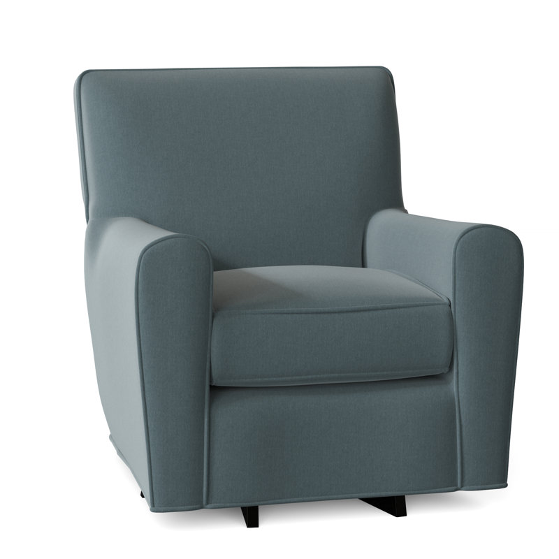 Fauteuil pivotant large de 32 po Venus, Non, Sergé performance bleu Peyton 22