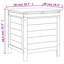 Rosalind Wheeler Conahan 50cm W Fir Solid Wood Deck Box-1005738840