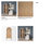 Enos Curio Cabinet New Elm, Light MCE002
