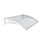 Auvent pour porte standard en polycarbonate l 4 pi x P 2 pi