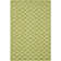 Tapis olive / ivoire en coton crocheté à la main Fullerton
