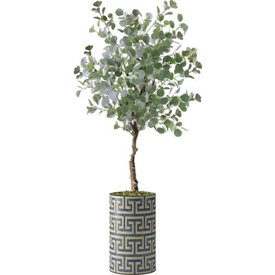 57'' Faux Eucalyptus Plant in Planter