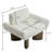 Cerryn Modern Sculptural Shearling Accent Chair with Curved Silhouette and Metal Legs – Cozy Contemporary Lounge Seating