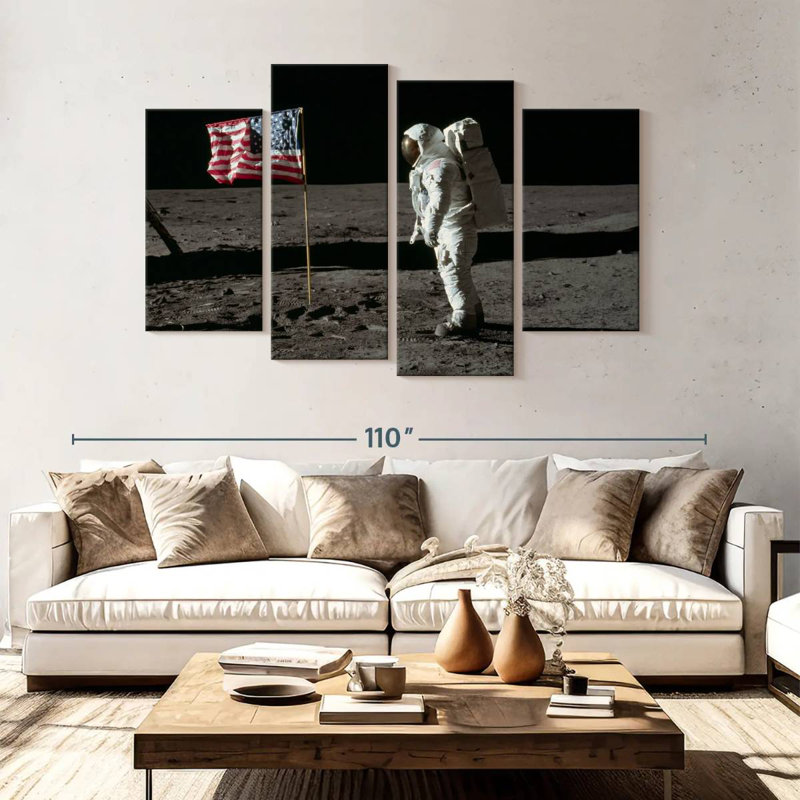 Oberle Man On The Moon III, 54'' H x 84'' W