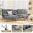 Cashten Single 65'' Upholstered Convertible Sofa-215414776