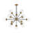 Arisai Andreau 12-Light Dimmable Sputnik Sphere Chandelier-80314064-80314067