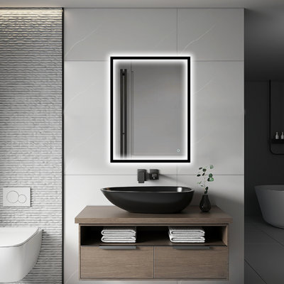 Jabrel Aluminum Rectangle LED Mirror