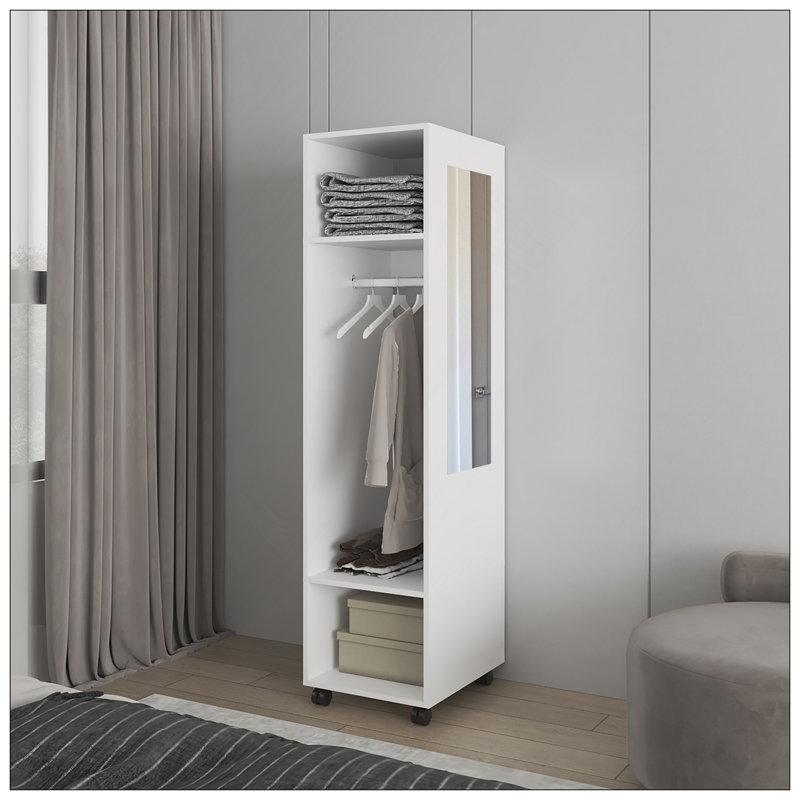 Garde-robe Devon, chambre à coucher, blanc, Blanc